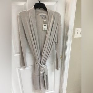 Soft women’s grey robe